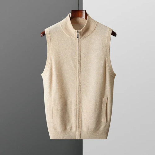 Harrington Cashmere Zip Vest