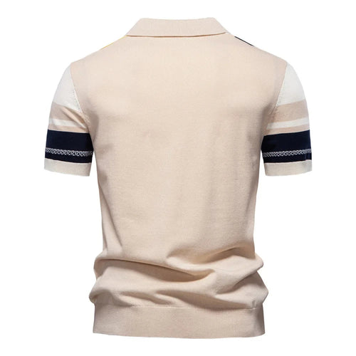 Marzio Contrast Knit Polo
