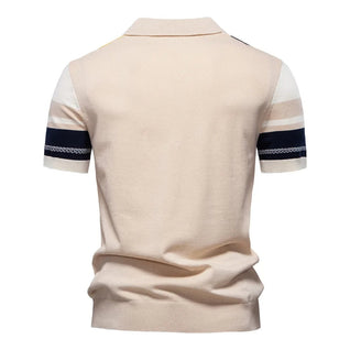 Marzio Contrast Knit Polo