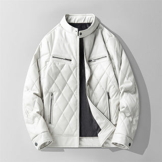 Hudson Quilted Leather Jacket
