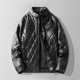 Hudson Quilted Leather Jacket