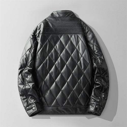 Hudson Quilted Leather Jacket