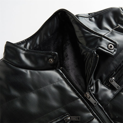 Hudson Quilted Leather Jacket