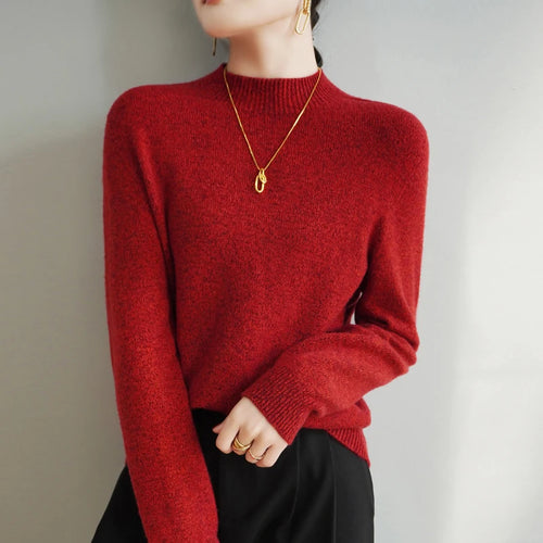 Luna Merino Mock Neck