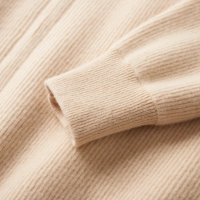 Valen Cashmere Zip Knit
