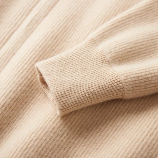 Valen Cashmere Zip Knit