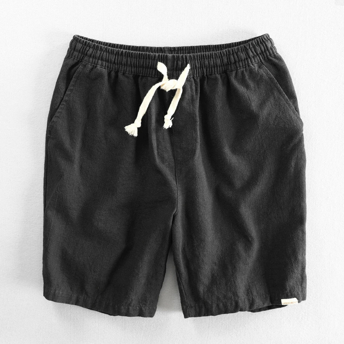 Men Summer Cotton Linen Shorts Japan Candy Color Beach Holiday Home Male Simple Casual Slim Fit Harajuku Soft Thin Shorts Pants