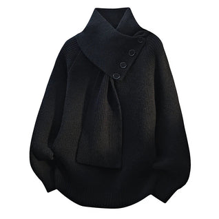 Aurelia Scarf-Neck Knit