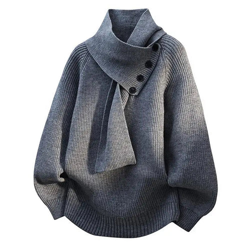 Aurelia Scarf-Neck Knit