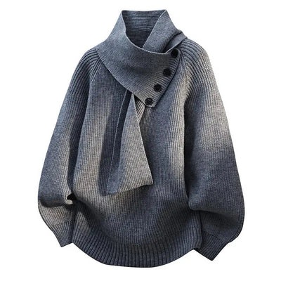 Aurelia Scarf-Neck Knit