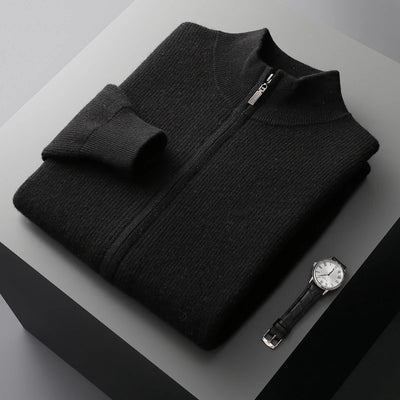 Valen Cashmere Zip Knit