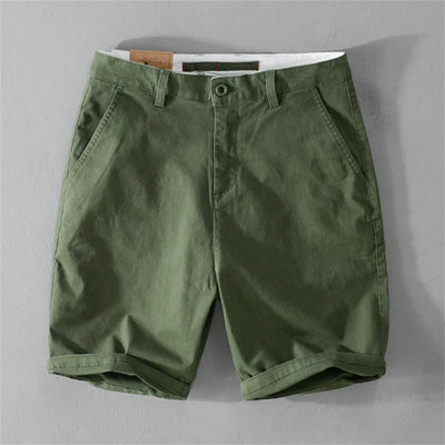 2025 Summer men's shorts Solid American Casual wear Simple and comfortable Cargo pants men Loose cotton trousers
