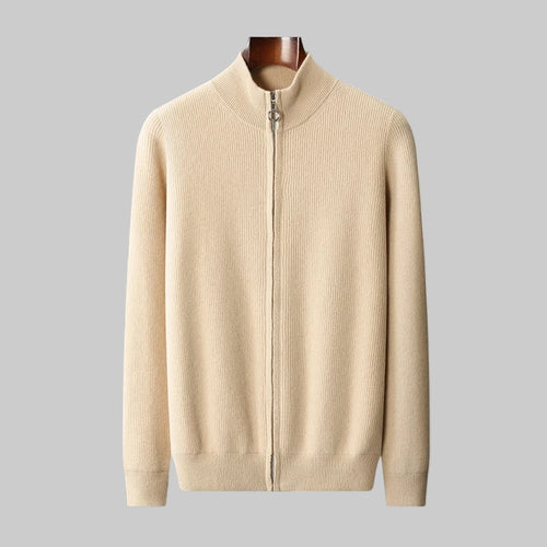 Valen Cashmere Zip Knit