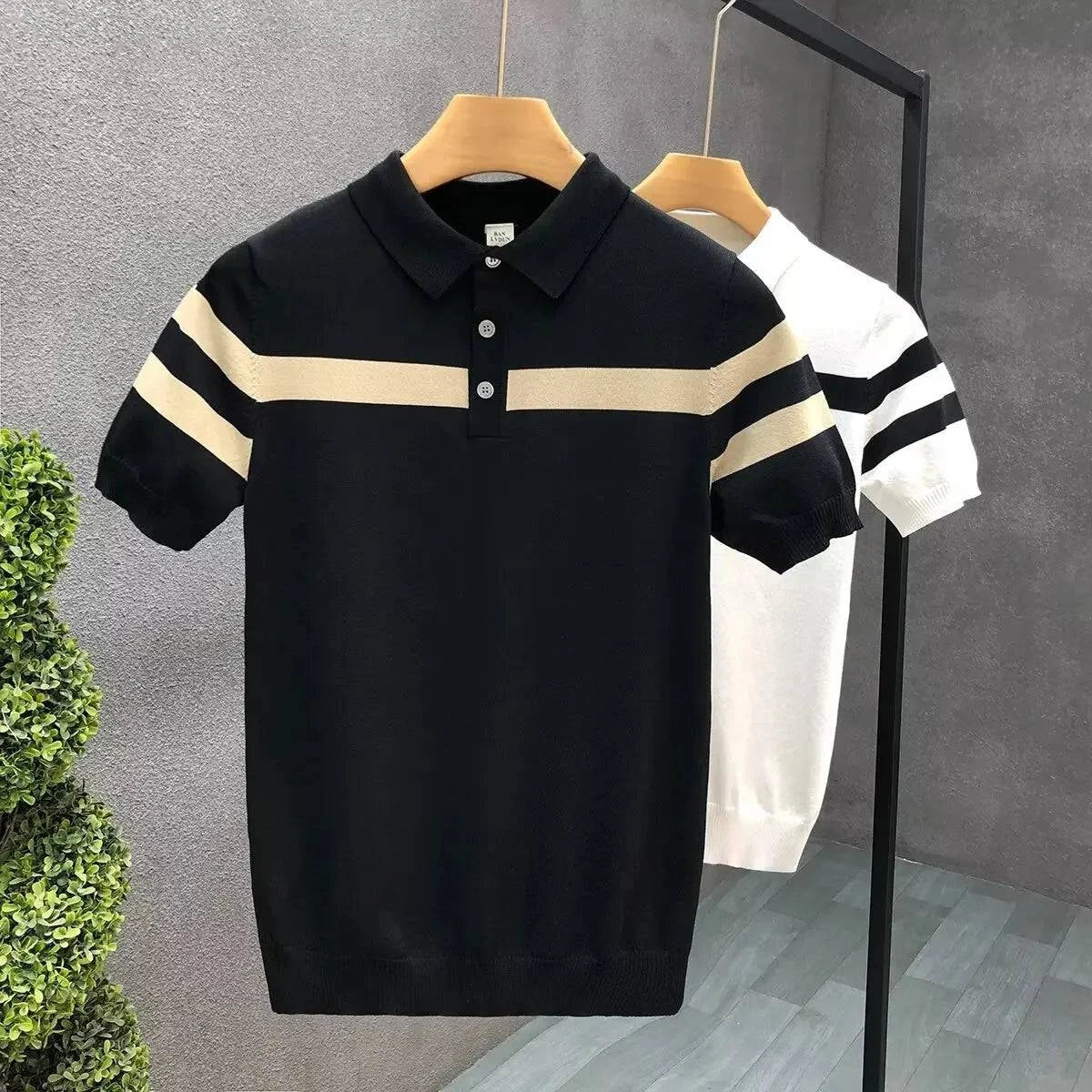 Pisa Stripe Polo - Charles Thomas