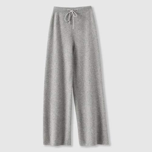 Amoretti Cashmere Wide-Leg Pants