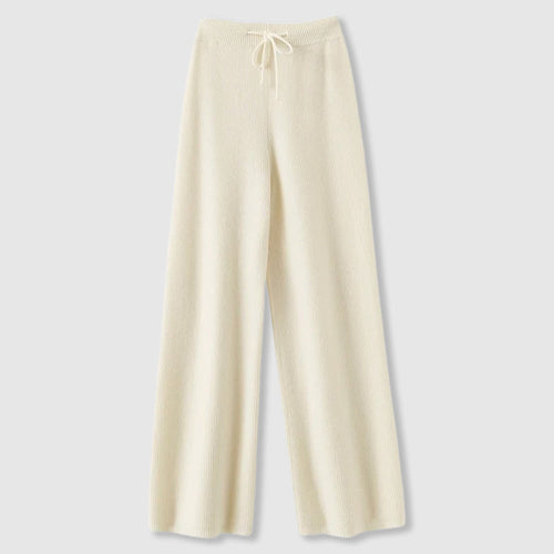 Amoretti Cashmere Wide-Leg Pants