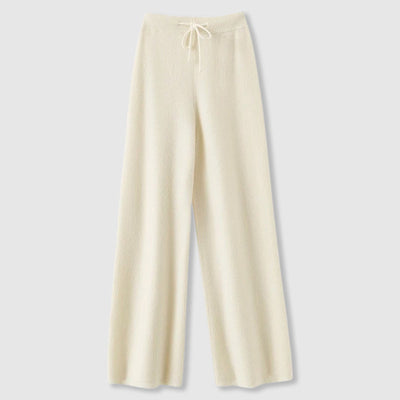 Amoretti Cashmere Wide-Leg Pants