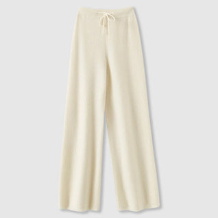 Amoretti Cashmere Wide-Leg Pants