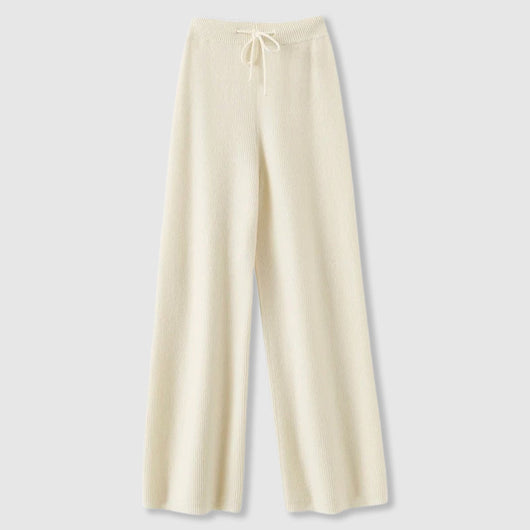 Amoretti Cashmere Wide-Leg Pants
