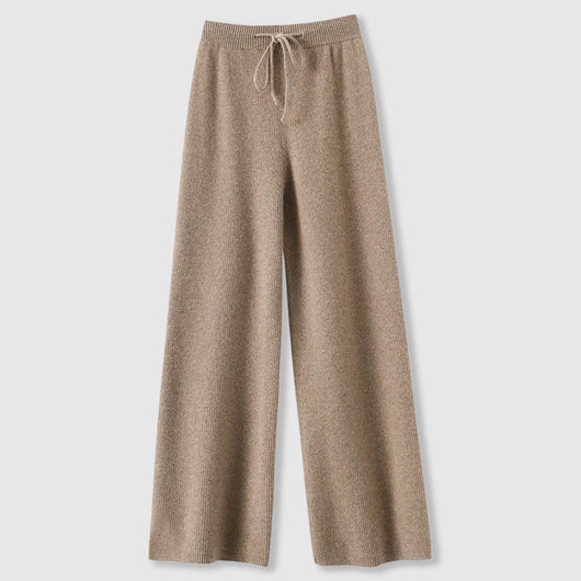 Amoretti Cashmere Wide-Leg Pants