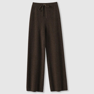 Amoretti Cashmere Wide-Leg Pants