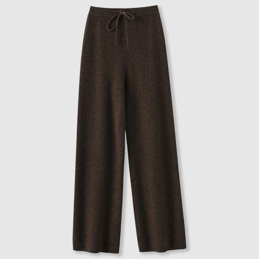Amoretti Cashmere Wide-Leg Pants