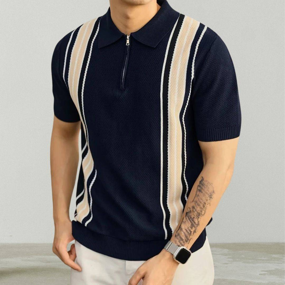 Portello Zip Polo - Charles Thomas
