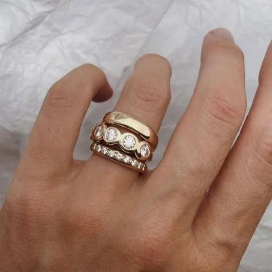 Renaissance Band Ring Set