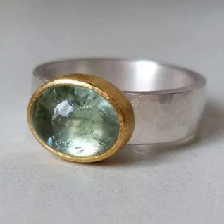 Seafoam Solitaire Ring