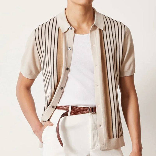 Amalfi Striped Polo Shirt