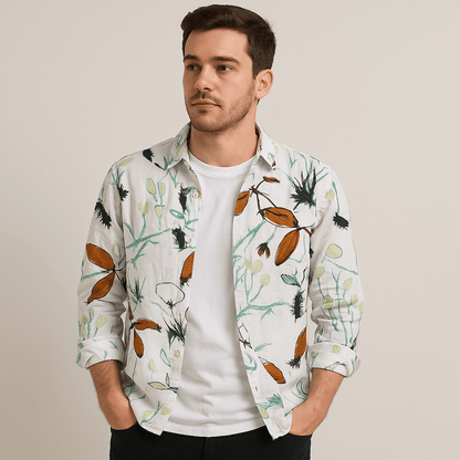San Paolo Floral Shirt - Charles Thomas
