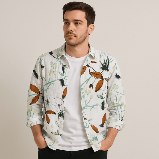 San Paolo Floral Shirt - Charles Thomas