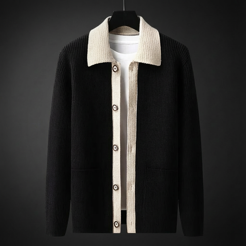 Kingsford Wool-Collar Cardigan