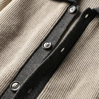 Kingsford Wool-Collar Cardigan