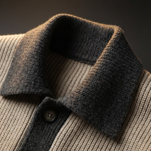 Kingsford Wool-Collar Cardigan