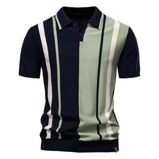 Marzio Contrast Knit Polo